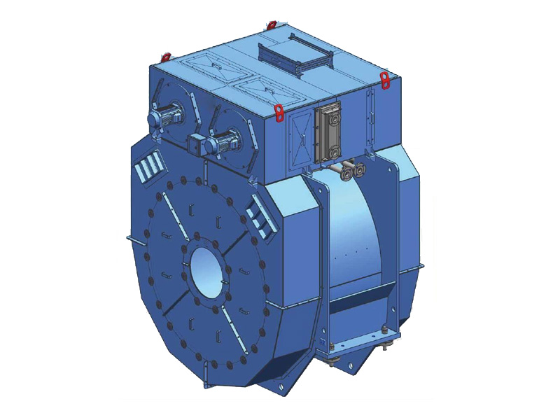 Shaft-hugging permanent magnet shaft belt generator