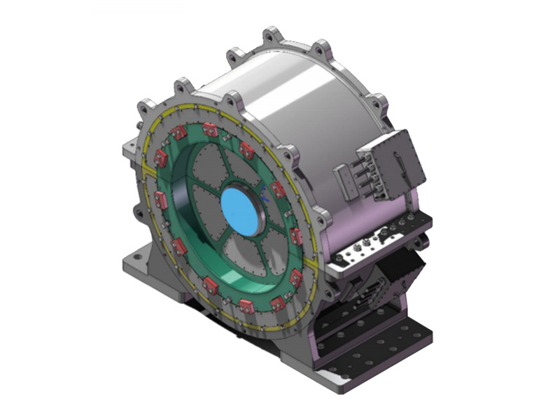 Shaft-hugging permanent magnet shaft belt generator
